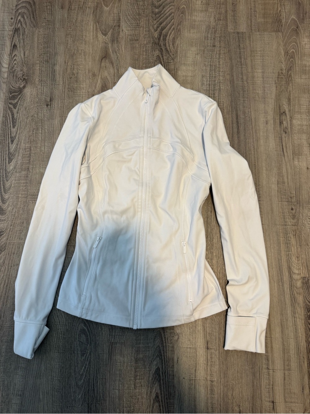lululemon athletica White Full-Zip Athletic Jacket